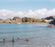 Children swimming in the sea at Hope Cove